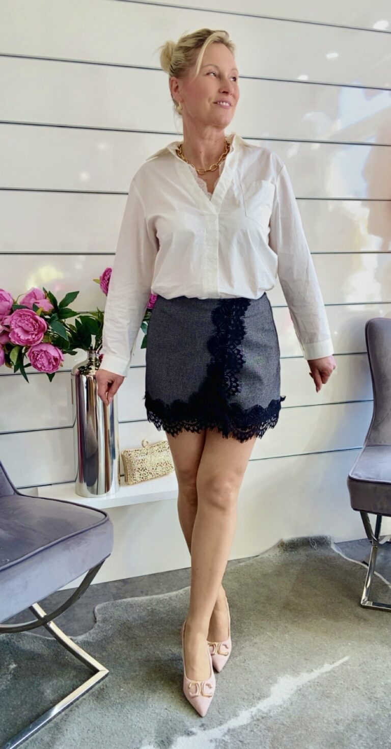 Rock mit edler Spitze