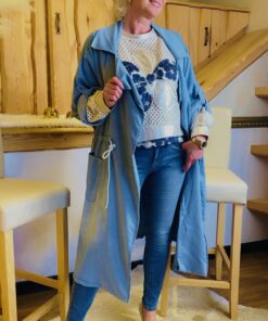 Alternative view of Jeansmantel mit Rückenprint