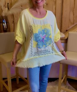 Oversize Shirt Blumenprint