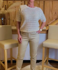 Strickpullover mit Glitzer