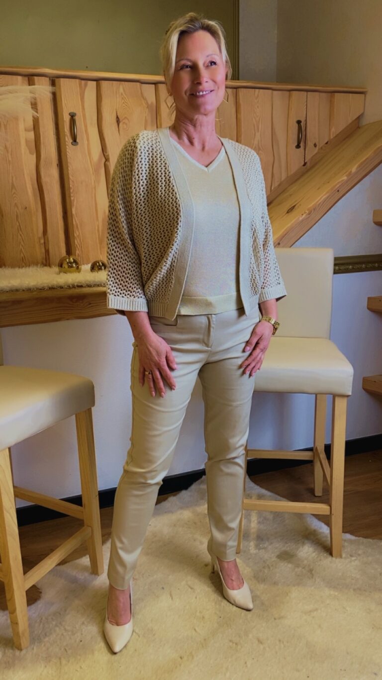 Cardigan mit Glitzer