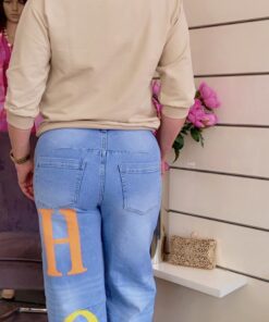 Alternative view of Jeans mit Print
