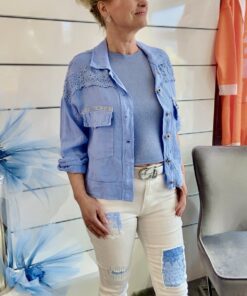 Jacke mit Spitze Onesize