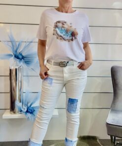 Alternative view of Hose mit Spitzenpatches