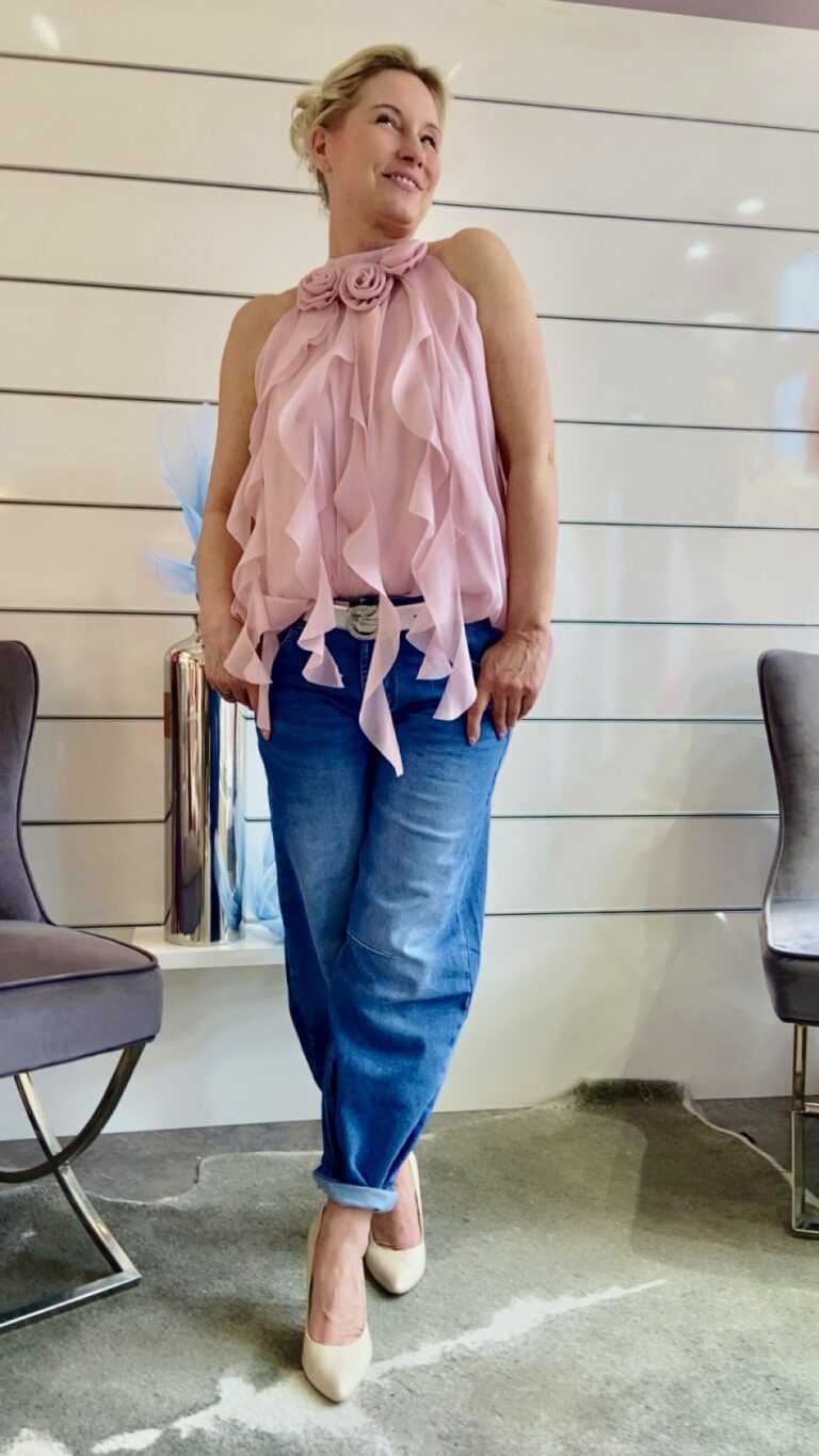 Jeans mit Usedwaschung