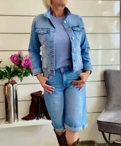 Alternative view of Jeansjacke Glitzer