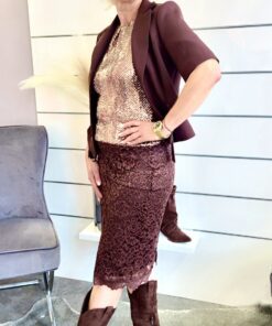 Alternative view of Rock mit Gehschlitz und Reißverschluss