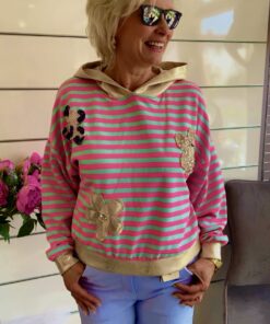 Alternative view of Pullover Streifen