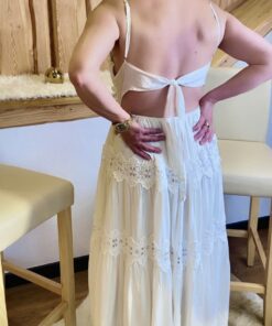 Alternative view of Spitzenkleid mit Spaghettiträgern