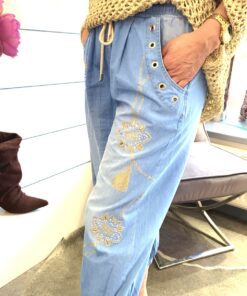 Alternative view of Jeans Ballonschnitt 3/4 Länge