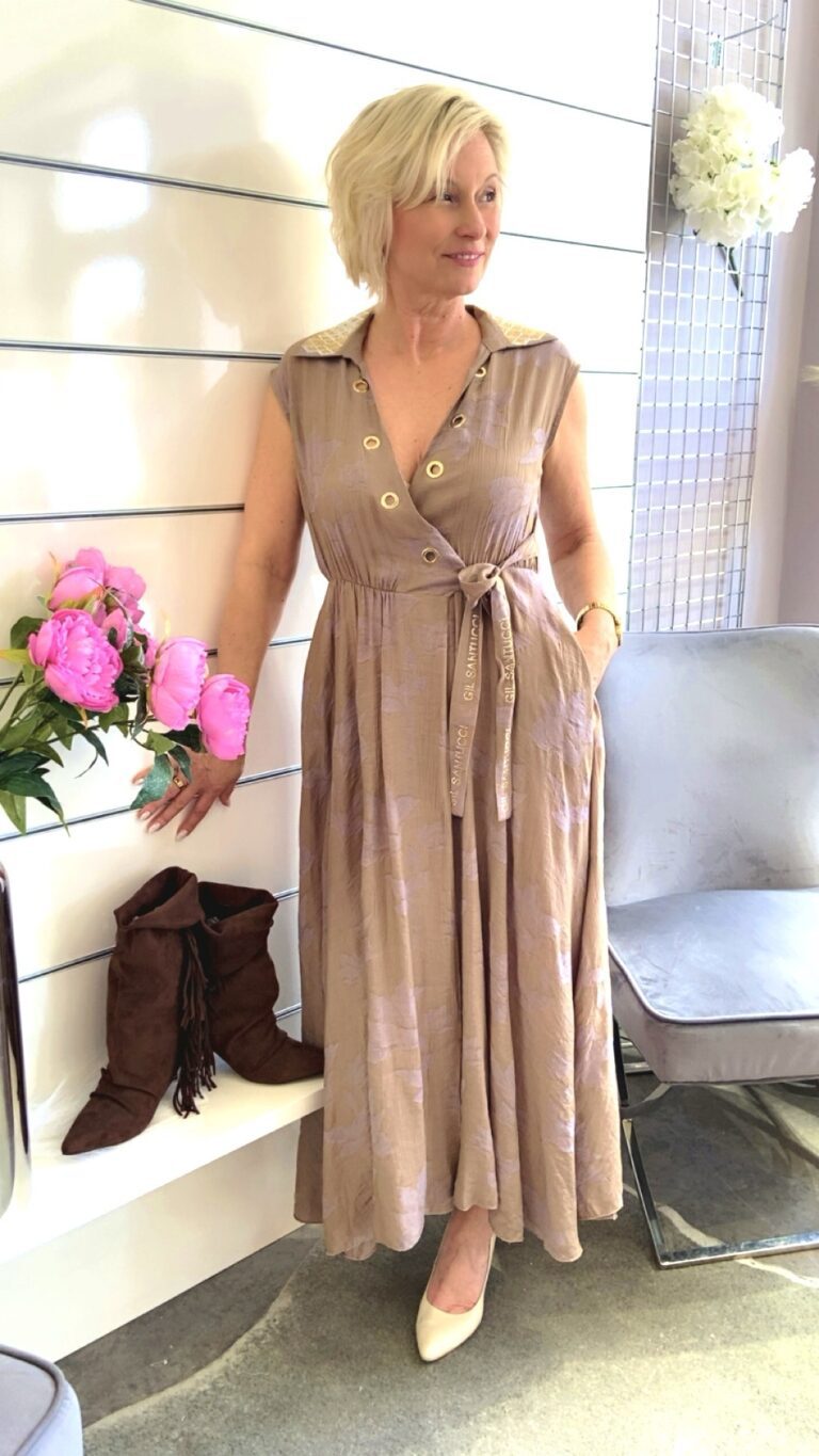 Maxikleid mit Ösen