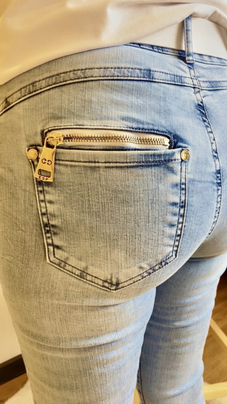 Skinny-Jeans Blau