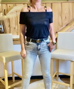 Skinny Jeans Grau