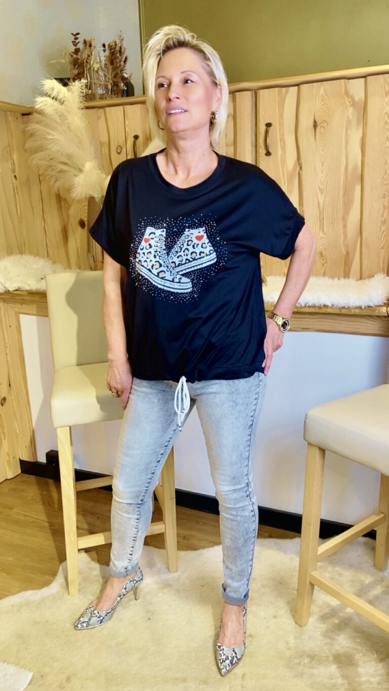 Skinny Jeans Grau