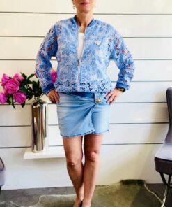Alternative view of Jeans-Short im Skort-Design