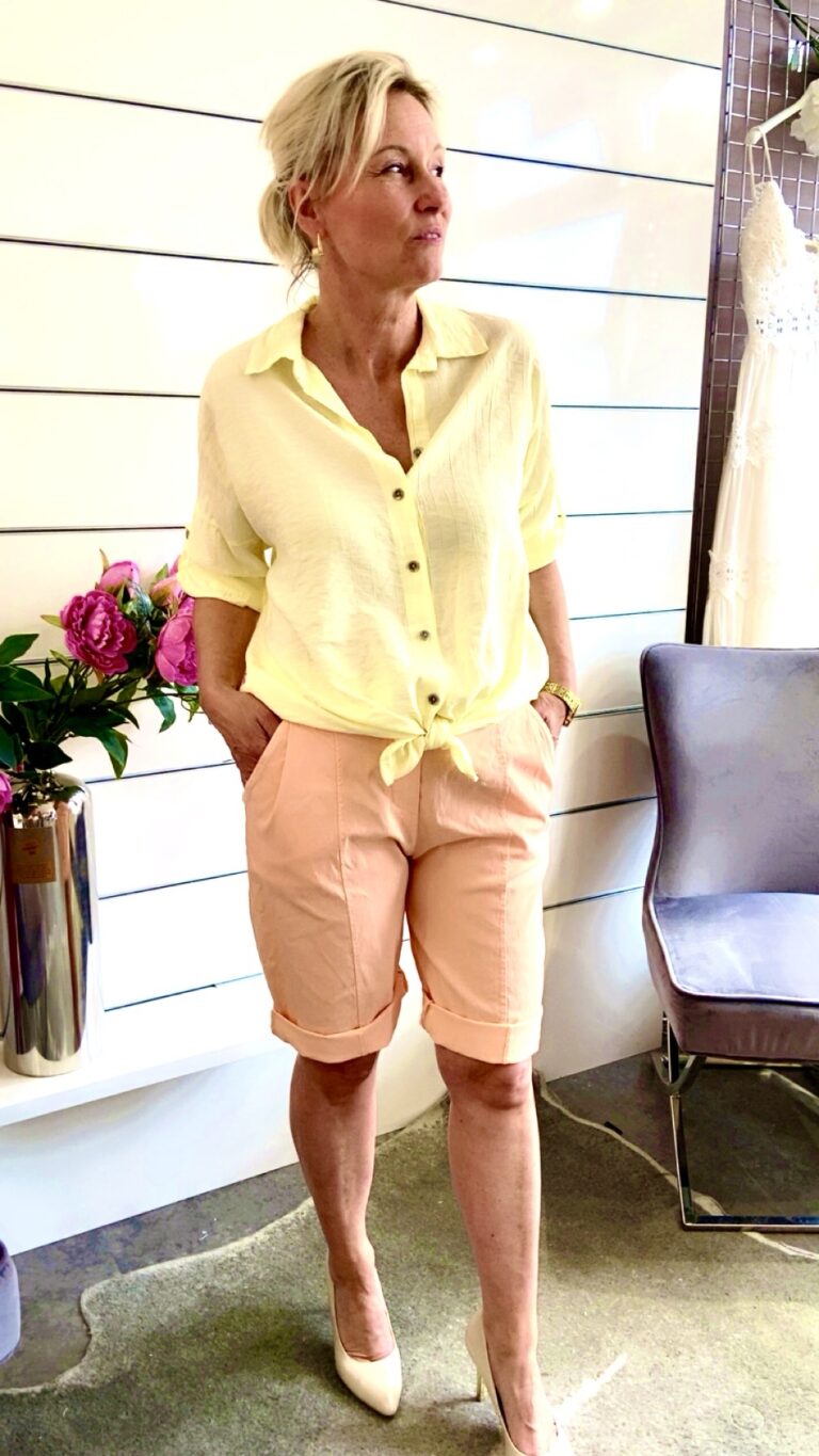 Bluse mit Bindeeffekt