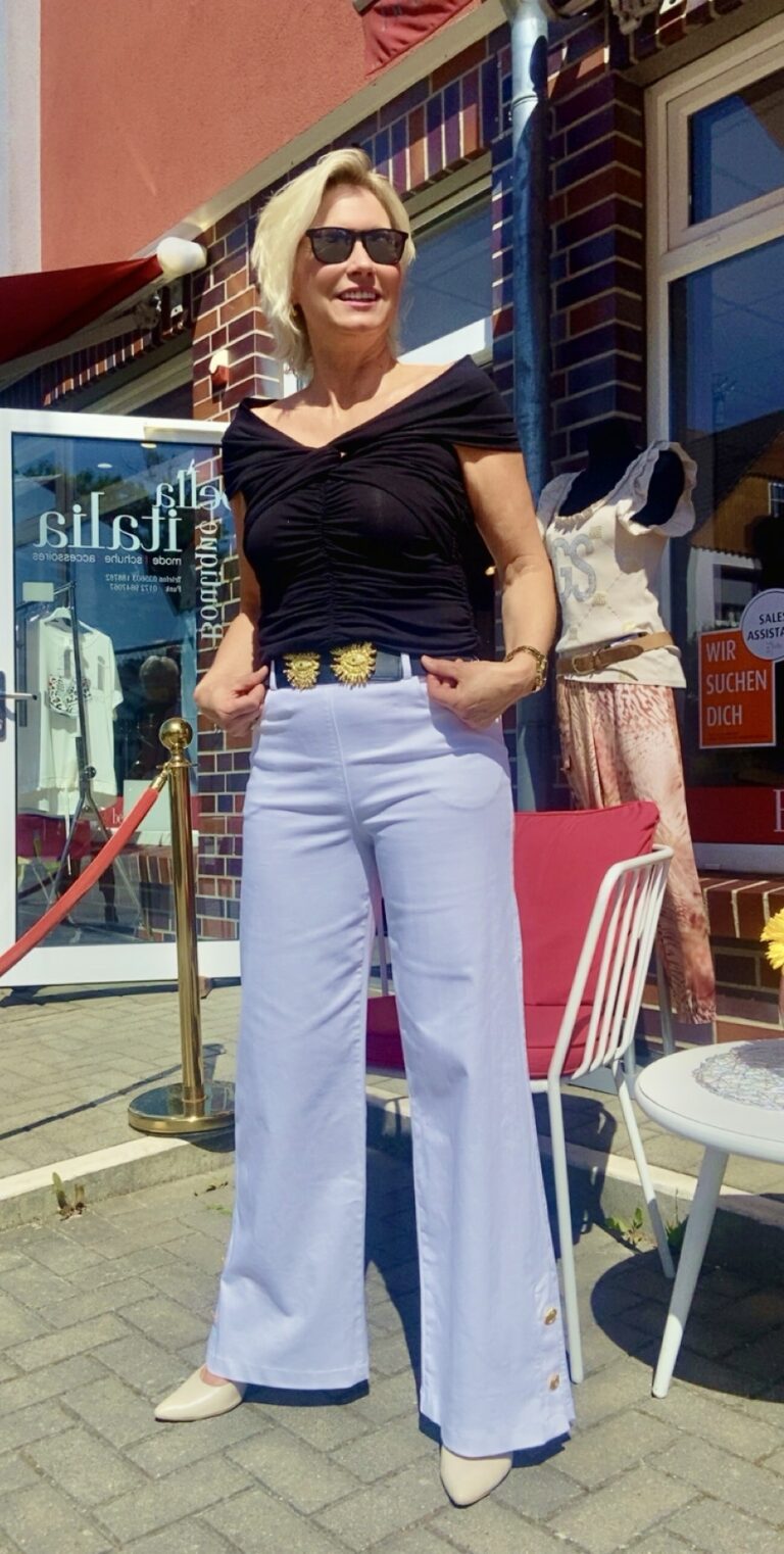Wide-Leg Hose