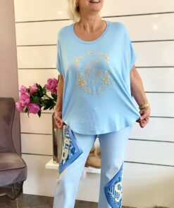 Shirt mit Glitzermotiv GS