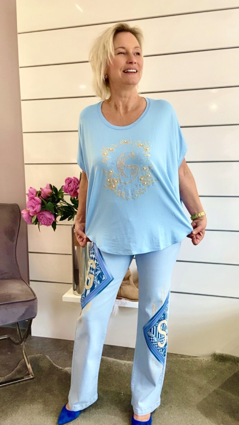 Shirt mit Glitzermotiv GS