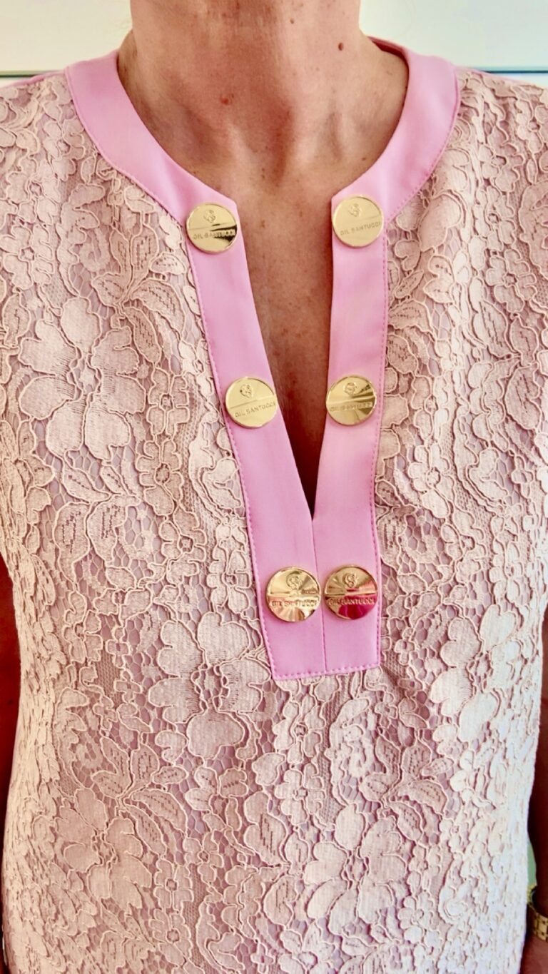 Spitzenkleid Rosè