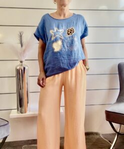 Shirt mit Seestern und Muschel