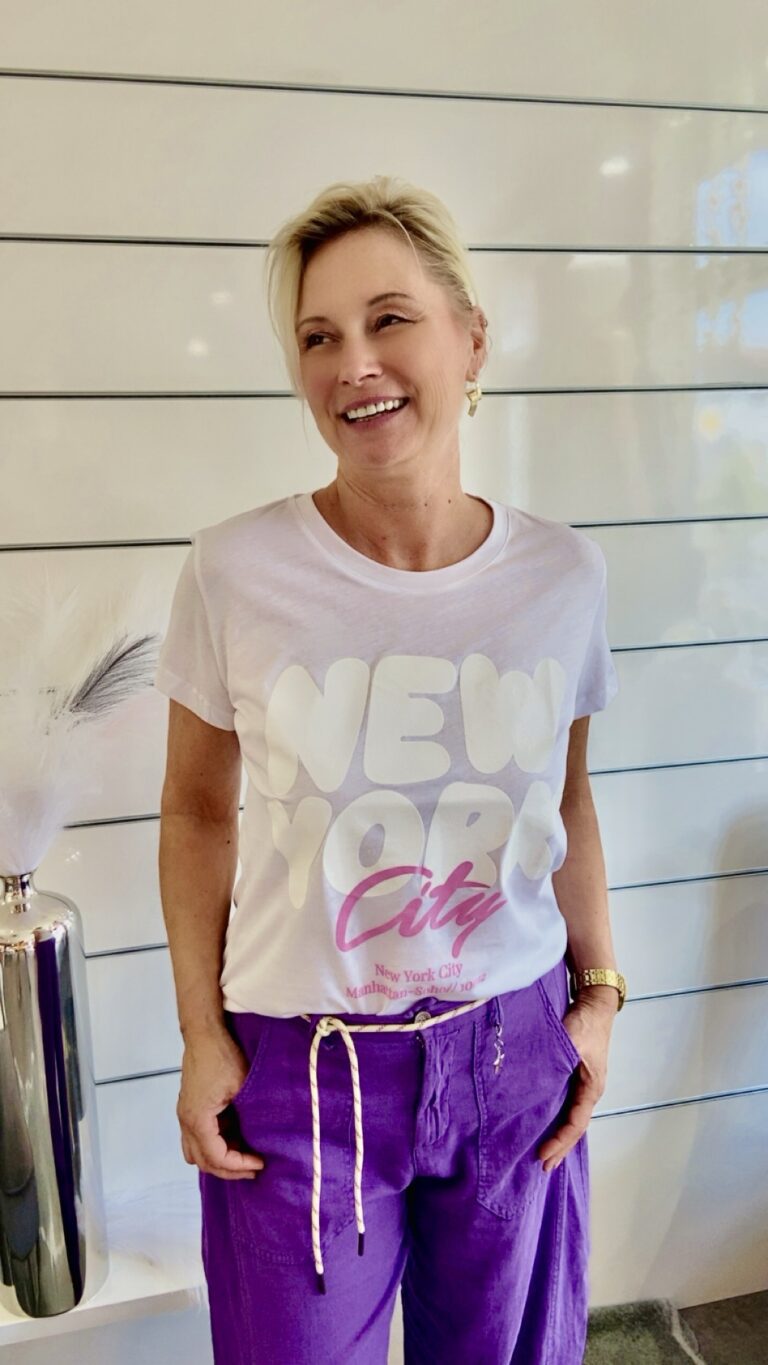 T-Shirt New York City Weiß