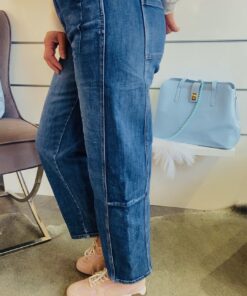 Alternative view of Weite Jeans in Denim - Waschung