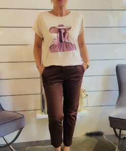 T-Shirt mit Fashion-Print
