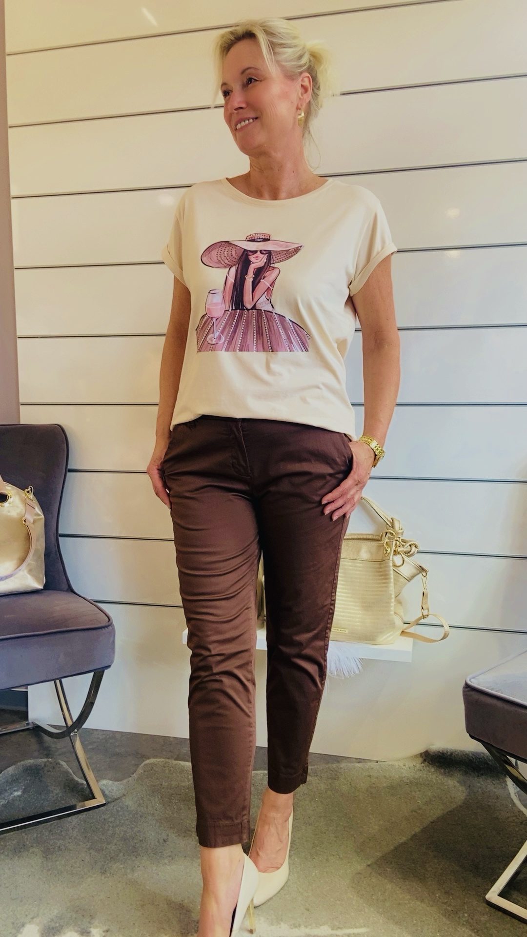 Skinny  Damen Hose