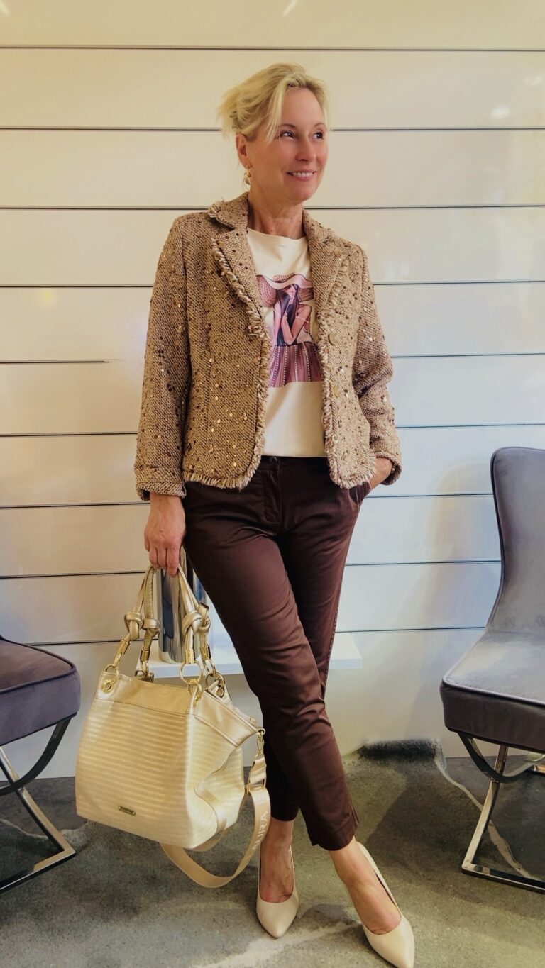 T-Shirt mit Fashion-Print