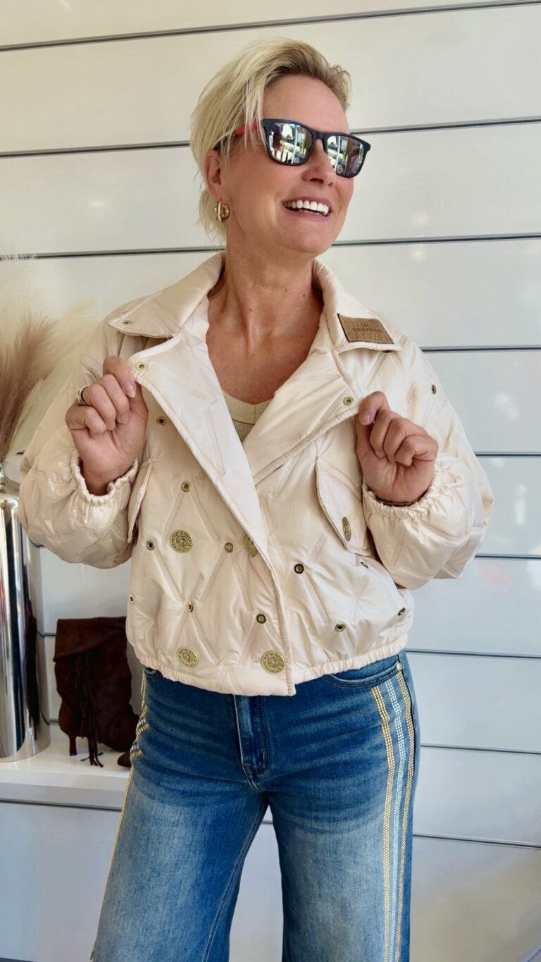 Oversize Blouson mit Schmuckdetails