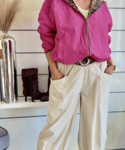 Wende Blouson, Leo Blouson in Schwarz oder Pink