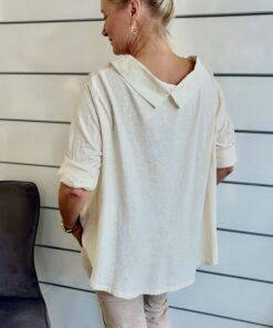 Alternative view of Oversize Bluse mit großem Kragen