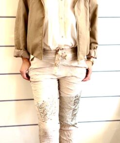 Alternative view of Oversize Jacke in Lederoptik mit Kapuze