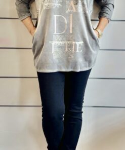 Alternative view of Hoodie mit Glitzer