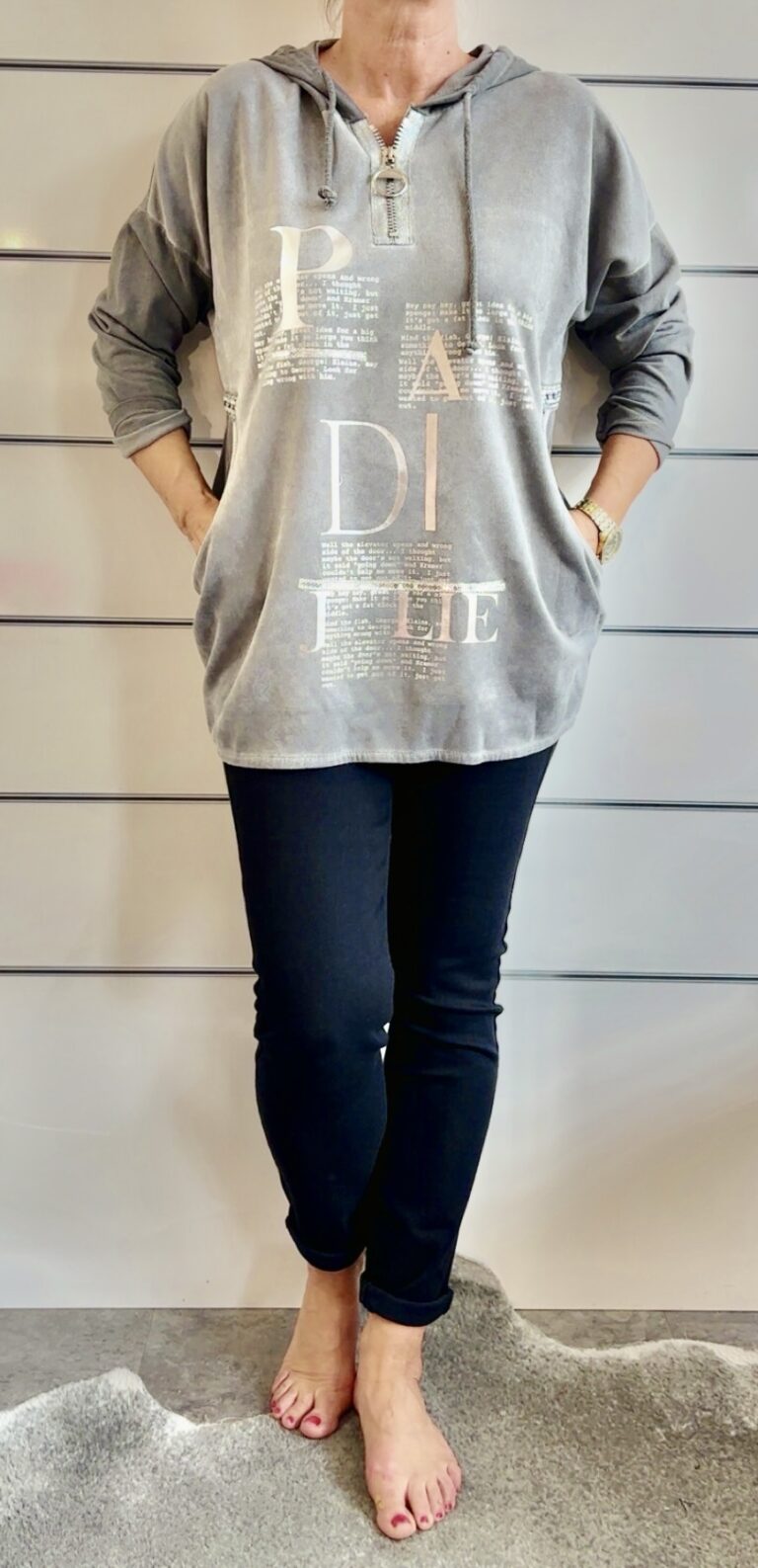 Hoodie mit Glitzer