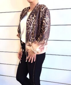 Alternative view of Leo-Jacke mit Reißverschluss – Trendiger Animal-Print