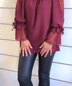 Alternative view of Bluse mit Spitze – Boho-Look in verschiedenen Farben