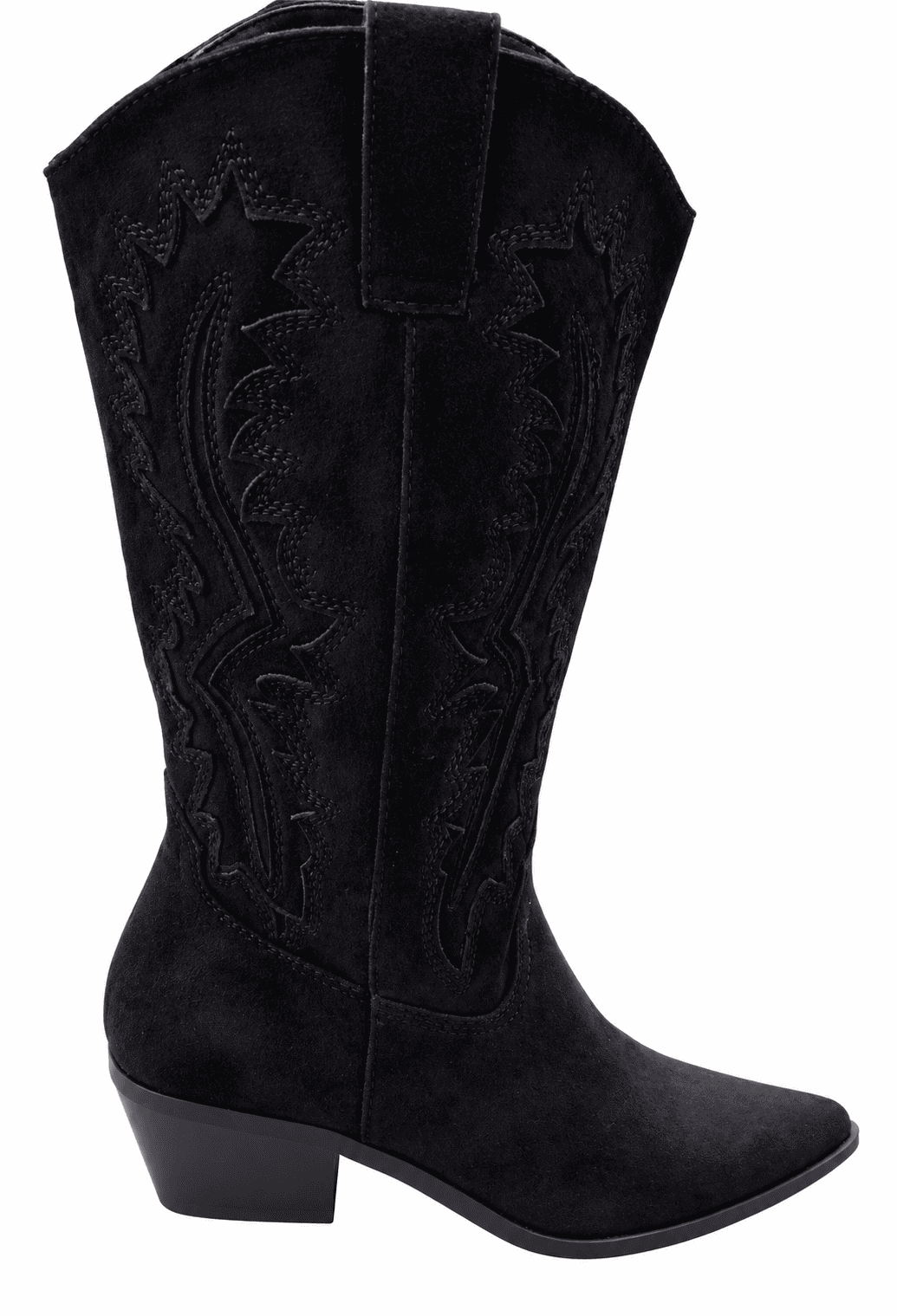 Schwarze Cowboystiefel mit edler Stickerei – Western Boots