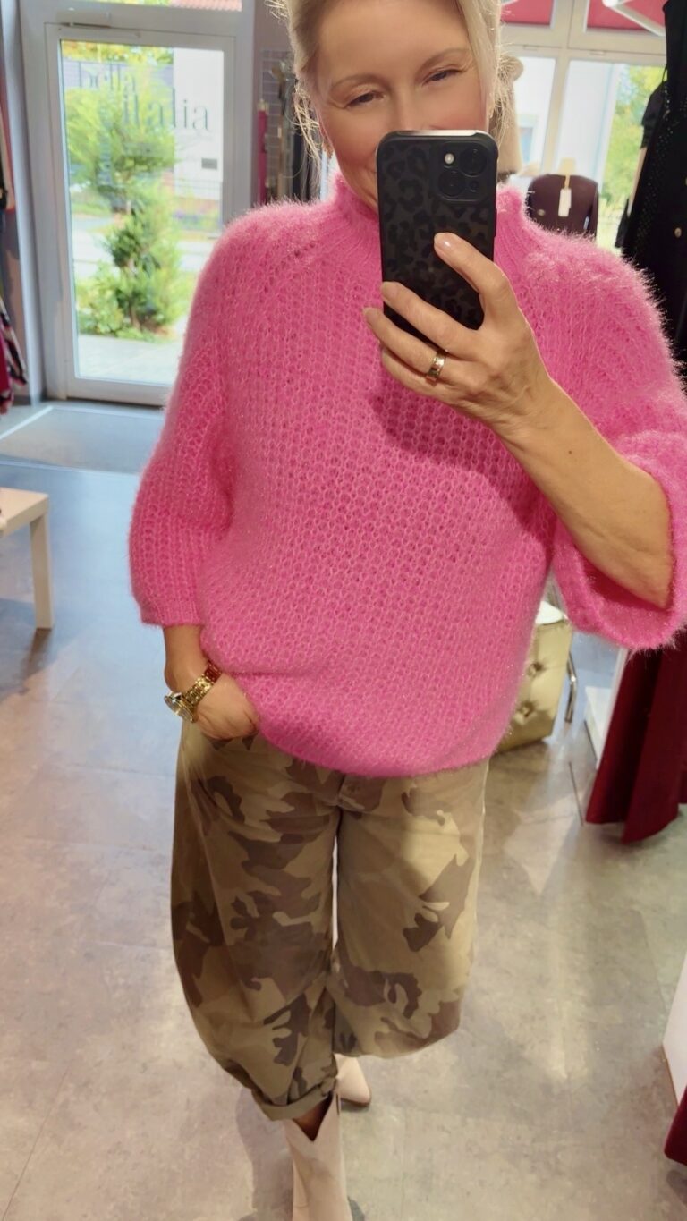 Flauschiger Strickpullover  – Kuschelig weich in verschiedenen Farben