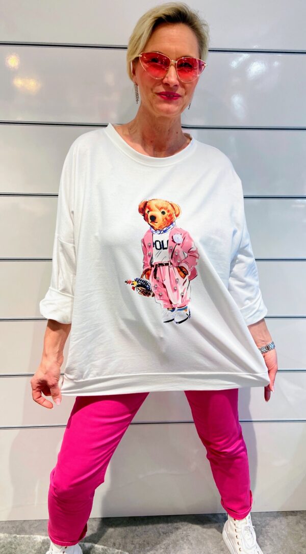 Shirt Teddy  / Rose – Bild 3
