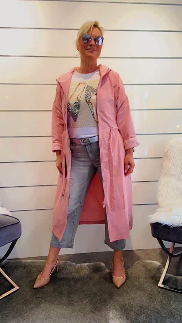 Trenchcoat in Rose – Bild 2