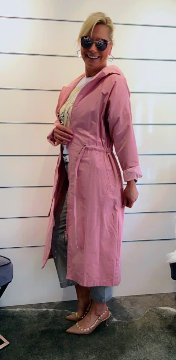 Trenchcoat in Rose – Bild 3
