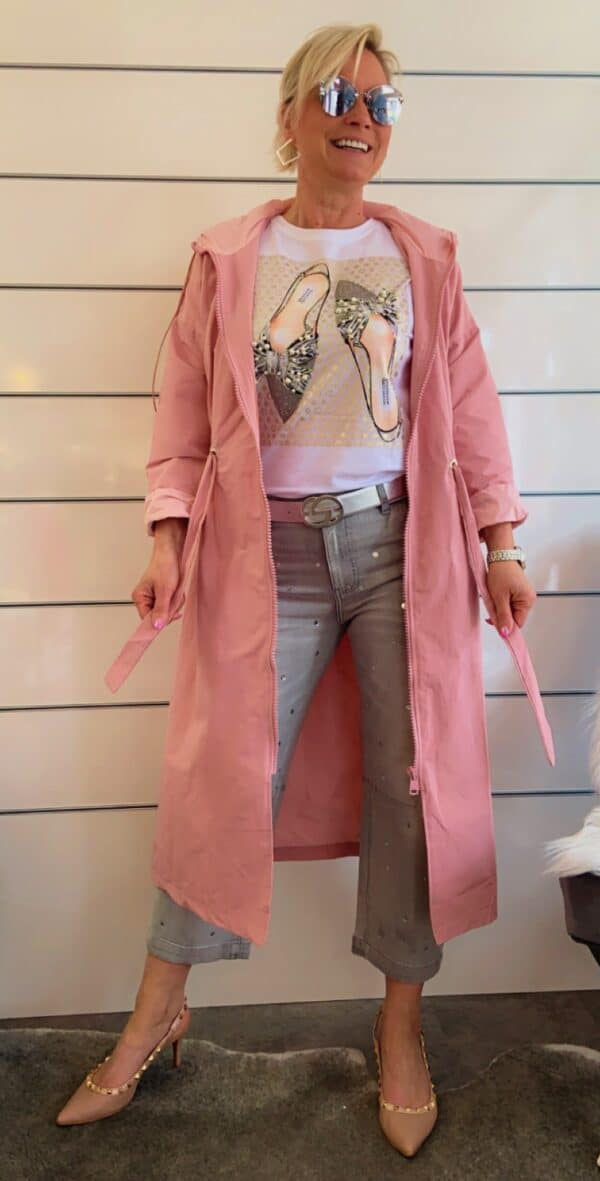 Trenchcoat in Rose – Bild 7