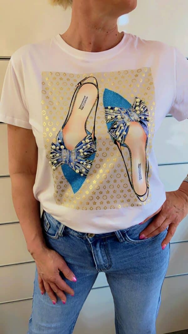 Shirt Glitzer Schuhe – Bild 7