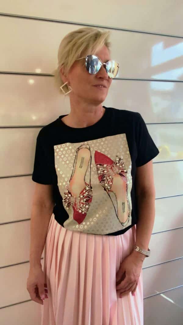 Shirt Glitzer Schuhe – Bild 8
