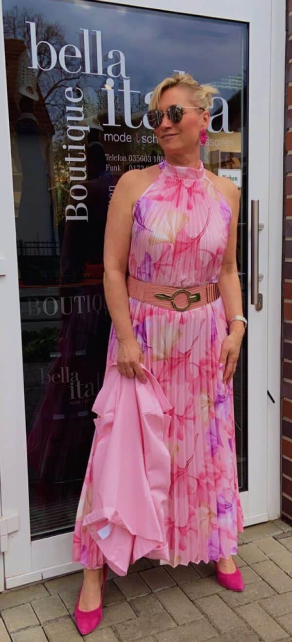 Plissee Kleid – Bild 3