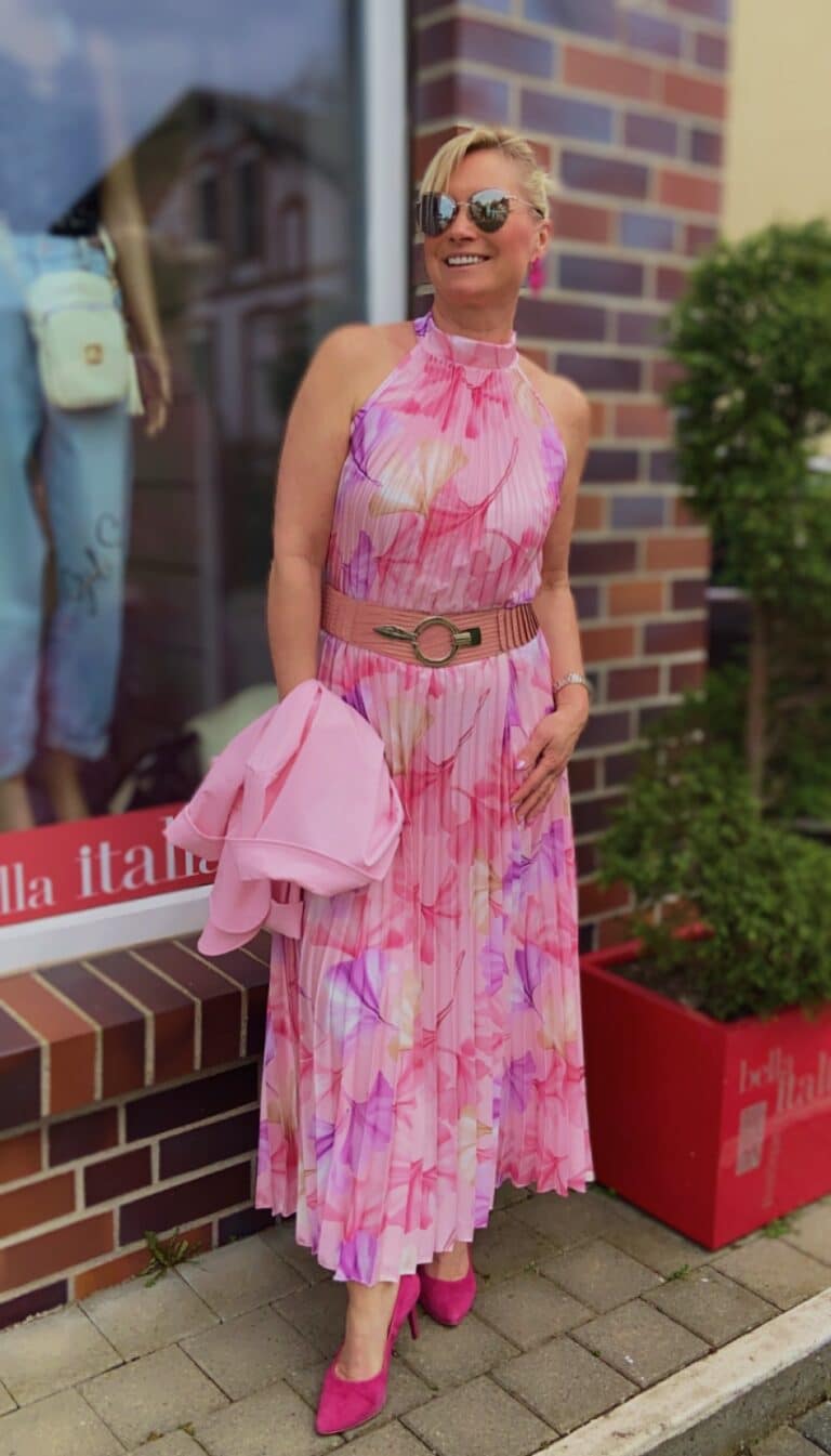 Plissee Kleid