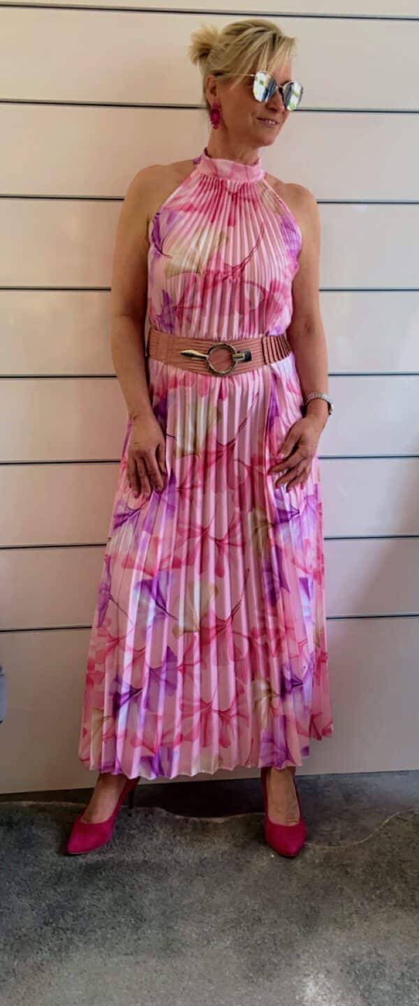 Plissee Kleid – Bild 6