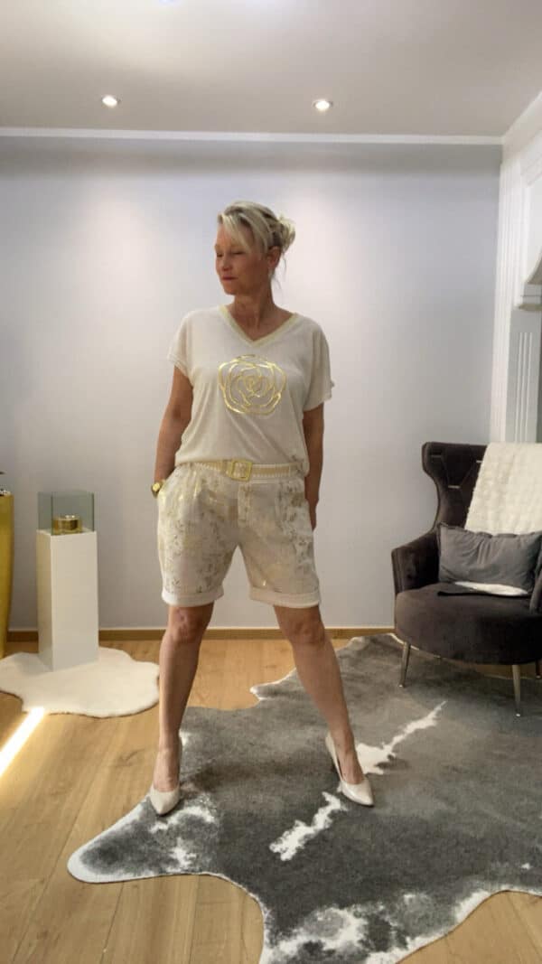 Shirt Goldene Rose – Bild 3